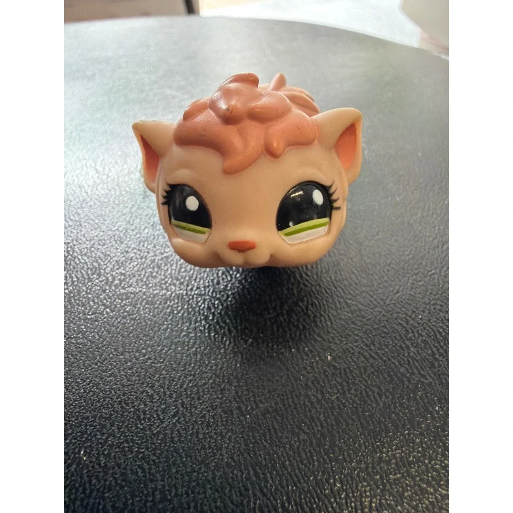Littlest Pet Shop Authentic Tan Brown Peach Guinea‎ Pig Rare Bonus Pet